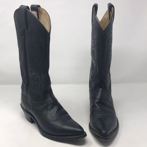 RESELLING Tony Lama Black Cowboy Boots